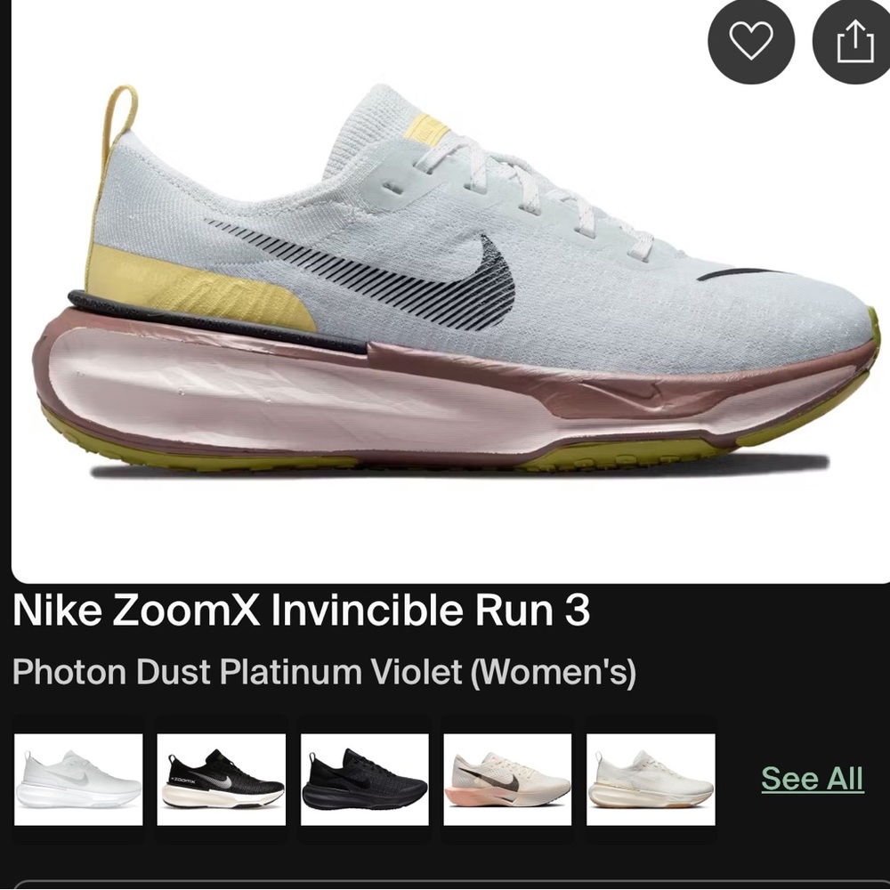 Nike ZoomX Invincible Run 3 Sz 10.5